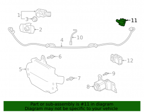 Ambient Air Temperature Sensor Toyota Prius 50 16-22