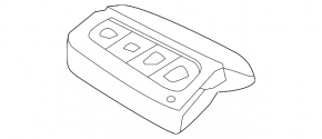Hyundai Santa FE Sport Key 13-16 Scratch