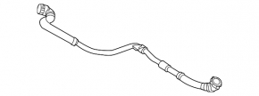 Turbocharger cooling pipe Mercedes W167 GLE 24-25 feed