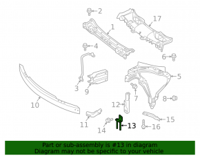 Left TV bracket Mercedes GLK-class X204 10-15