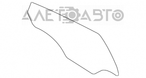 Glass door rear left Ford Fiesta 11-19 5d