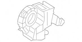 Bare fan housing, right side Mazda3 03-09