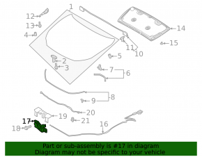 Mazda CX-30 20- Hood Lock with Sensor
