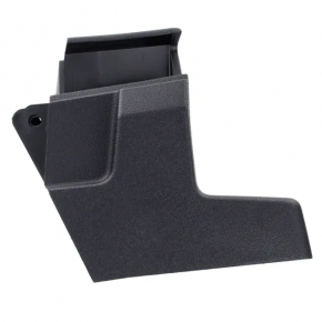 Front left passenger seat rail trim for Ford Edge 15-24, black, with plug