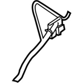Ford Fusion mk5 17-20 hood lock wire