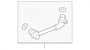 Lower turbine cooling pipe Ford Escape MK4 20-22 1.5 return