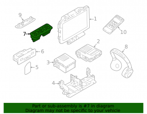 USB Hub Land Rover Range Rover Velar 18-23 Black