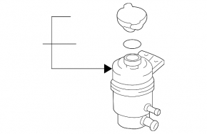 Power steering reservoir Mitsubishi Lancer 10-17