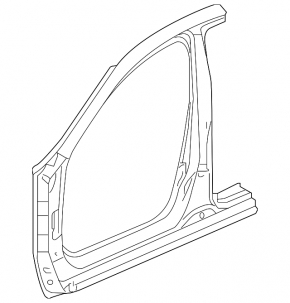 Body pillar center right Acura ILX 13-22