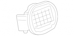 Fuel filler flap with housing Mercedes GLA 15-20