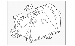 ECU Bracket Cadillac CTS 14- 2.0 3.6
