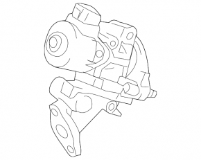 EGR valve Lexus CT200h 11-17