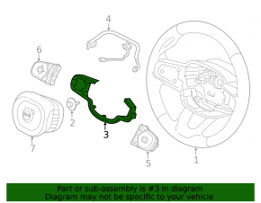 Polestar 2 21 Steering Wheel Cover - Chrome