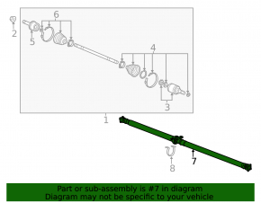 Driveshaft driveshaft Honda HR-V 16-22