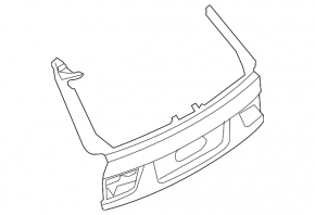Boot door bare upper part BMW X5 E70 07-13