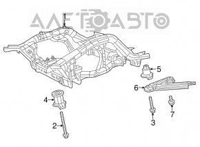 Front subframe Dodge Durango 11-15