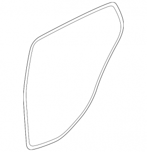Door seal rear right VW Golf 15-