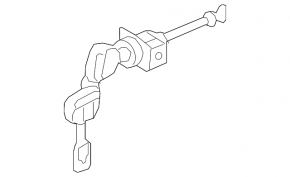 Front left lock cylinder Mitsubishi Outlander 14-20