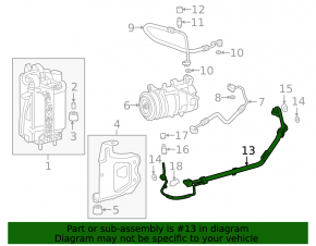 BMW 3 G20 21-25 Plug-in Air Conditioner Heater-Condenser Tube