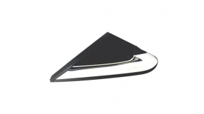 Fender molding triangle left Subaru Outback 15-19