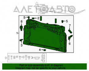 TV Panel Radiator Dodge Dart 13-16