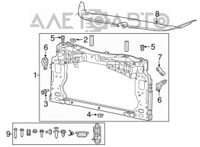 TV Panel Radiator Dodge Dart 13-16