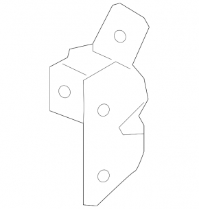Upper rear left door hinge Kia Sorento 16-20