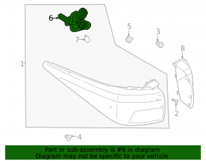 Mitsubishi Outlander 22-25 Left Wing Light Wiring
