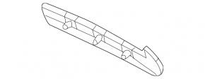 Rear bumper mount left Nissan Maxima A36 16-
