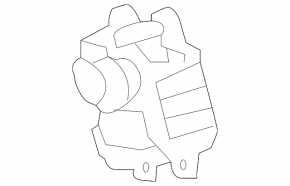 Actuator motor for the heater ventilation system of the Lexus IS 14-24