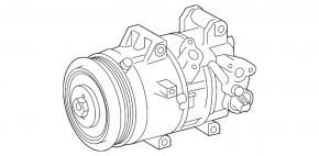 Toyota Corolla 14-19 Air Conditioning Compressor