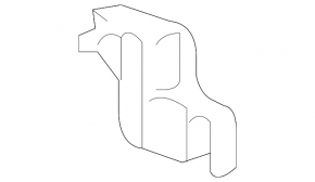 Upper left air conditioner radiator bracket for Infiniti FX35 QX70 09-17