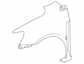 Front right fender Chevrolet Sonic 12-20