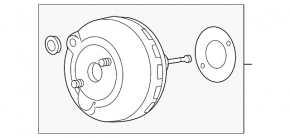 Vacuum Booster Buick Encore 13-19