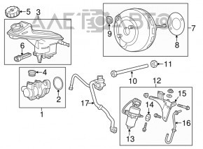 Vacuum Booster Buick Encore 13-19