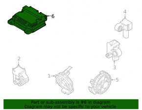 Kia Sportage 23-25 SRS airbag computer module