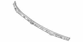 Mercedes W167 GLE 350 450 20-24 rear hood trim for injectors