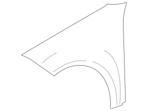 Front right wing Mercedes GLK-class X204 10-15