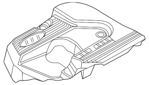 Ford Explorer 20- 2.3T Engine Cover Type 2