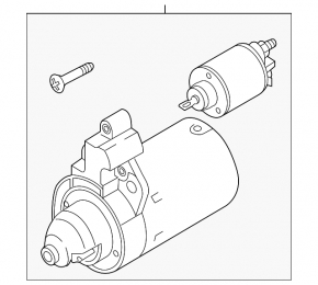 Starter Audi Q7 4L 10-15