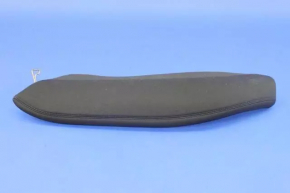 Rear seat side trim left Chrysler 200 15-17 black cloth, rusty fasteners, torn fastener