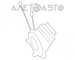Mercedes W221 steering column switch assembly with cable and angle sensor