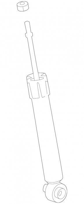 Rear right shock absorber Lexus RZ 23-26