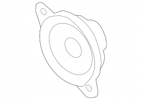 Rear pillar speaker left Audi A6 C7 12-18 Bose