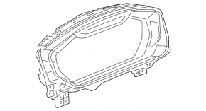 Audi E-Tron 22-23 instrument cluster