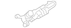 Left tailgate actuator for Audi Q7 16-25