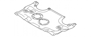 Engine protection BMW 5 G30 17-23 RWD