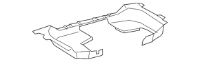 Trunk trough flooring Lexus NX200t NX300 15-21 black