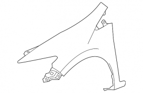 Front right fender for Honda CRZ 11-16