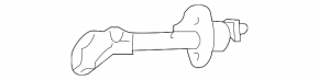 Front left door limiter Toyota Prius 30 10-15
